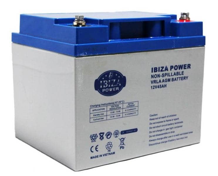 ایبیزا 12v45ah